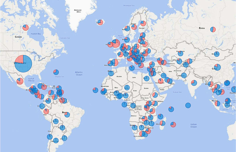 mapa de calor de fornecedores